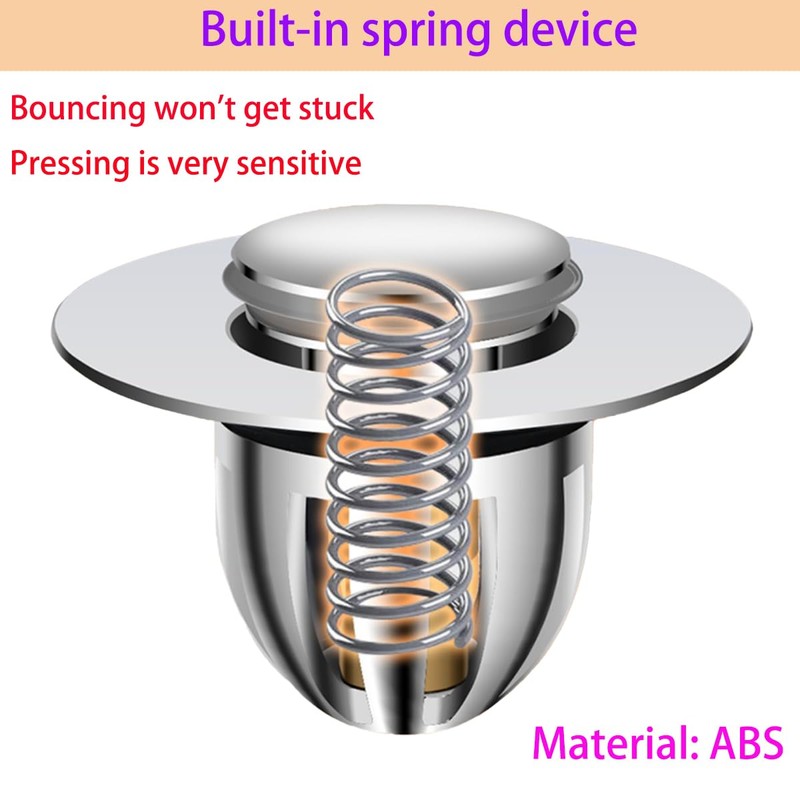 Qrity 1 PCS Sink Plug, Universal Magnetic Pop up Sink