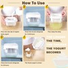 Greek Yogurt Strainer, 2QT Greek Yogurt Maker with Ultra-Fine Mesh