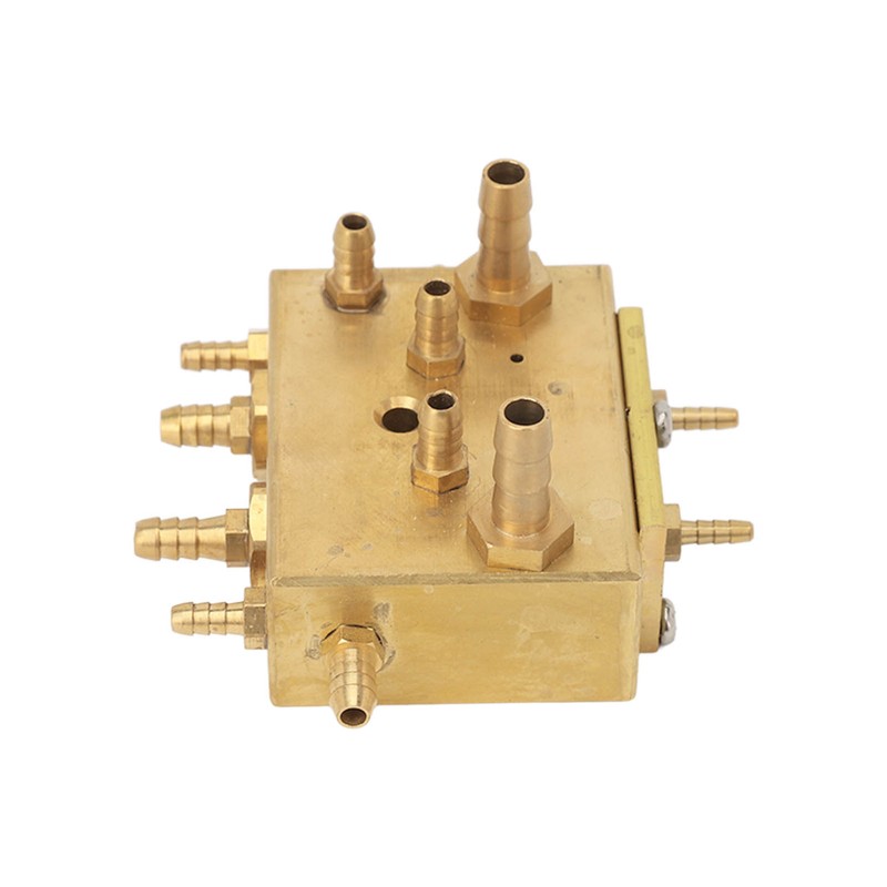 15 Holes Dental Cabinet Integrated Air Water Chassis Valve Copper