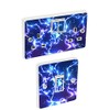 the grafix studio Blue Electric Light Switch & Double Socket