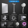 Shower Head Combo,10 Inch High Pressure Rain Shower Head with