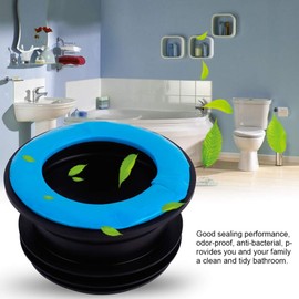 Rubber sleeve, toilet rubber ring, odourless rubber seal, drain pipe sealing ring, suitable for all types of standard toilet drains