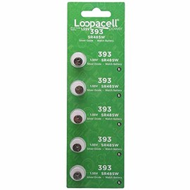 LOOPACELL 20 393 SR754W 1.55 Volt Silver Oxide Cell Watch Batteries