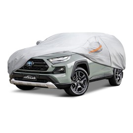 Coverra All-Weather Toyota RAV4 Car Cover Waterproof All Weather, Heavy Duty Car Tarp Custom Fit for 2006-2026 Toyota RAV4 LE, XLE, Adventure, TRD Off-Road, Limited, Hybrid, Prime
