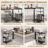 Besiost Computer Tower Stand with Power Strips, 4 Levels Manual
