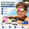 Kids Polarized Swim Goggles for Ages 4–16 – Anti-Fog Wide