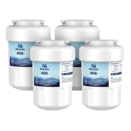 MARRIOTTO Smart Water Filters for Refrigerators NSF 42 Certified Cartridges Compatible with MWF, MWFA, MWFP, GWF, GWFA, 46-9991, HDX FMG-1, WFC1201, 4 Pack