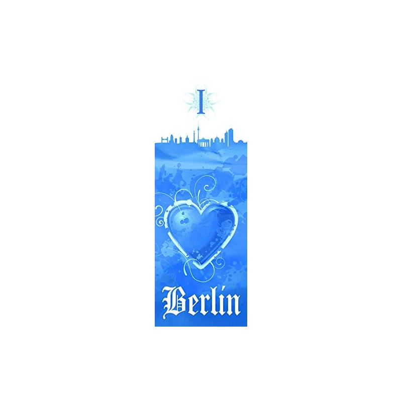 Hertha BSC Berlin Scarf – Blue/White Stripes – Navy Fan