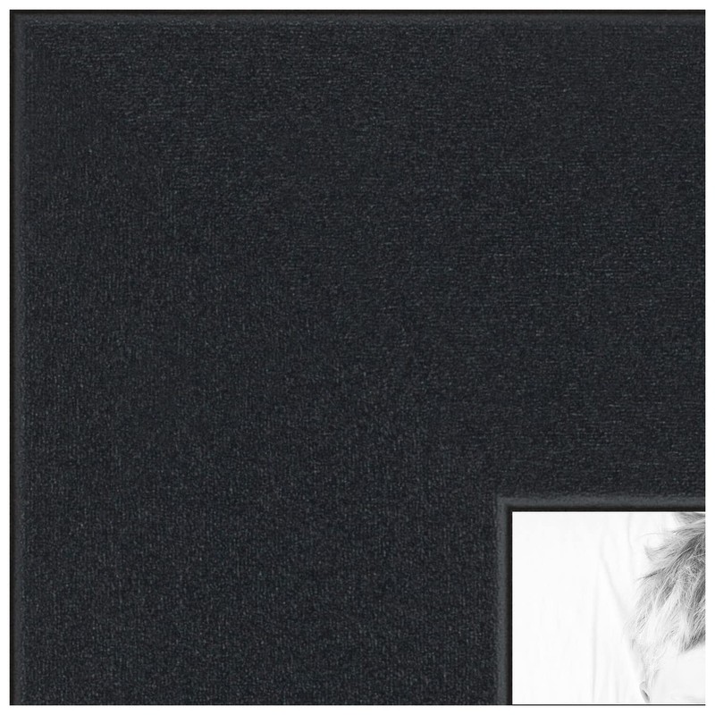 ArtToFrames 28x28 Inch Black Picture Frame, This 2.00 Inch Custom