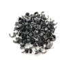 9mm Black Round Cable Clips Wire Nail Clips Holder Cable