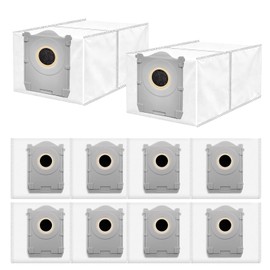10 sacchetti per aspirapolvere per robot Ecovacs T50 / T50 Pro Omni Gen 2 / T80 / T80 Omni / X80 / X9 / X11 Pro Omni / T30C Pro Omni Gen 2, accessori di ricambio