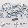 SKIR'CO (10 pcs) Zinc Plated Euro Screws 6.2 x 30