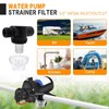 LINGSEE 2 Pack Transparent RV Water Pump Strainer Filter Compatible