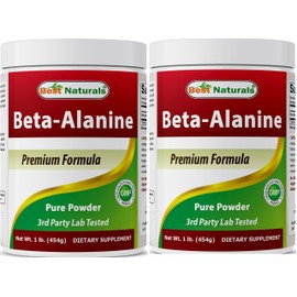 Best Naturals Beta Alanine Pure Powder 1 Pound (1 LB (Pack of 2))