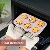 Premier Housewares Elegant Pink Muffin Tray, Easy to Clean Silicon
