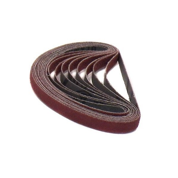Lumberton Sanding Detailer Replacement Belts, 400 Grit, 10-Pack