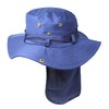 Summer Wide Brim Bucket Hat Boonie Cap Ear Neck Flap