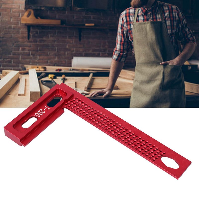 Joyzan Woodworking Precision Ruler, Pocket Ruler Marking Gauge Metal Aluminum