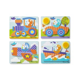 Melissa & Doug Jigsaw Puzzle Set – Vehicles