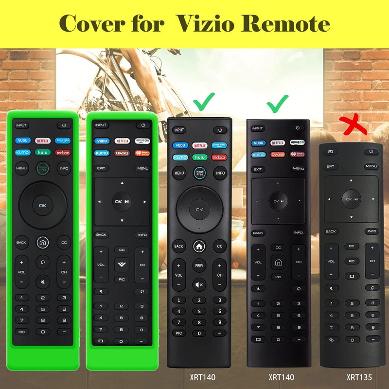 2 Pack Cover for Vizio Remote, Compatible with Vizio Remote
