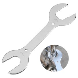 4 in 1 Bicycle Headset Spanner 30/32/36/40 mm Bicycle Wrench Tool Made of Steel, Flat Spanner for Bicycle Front Fork, Road Bikes, Urban Bikes