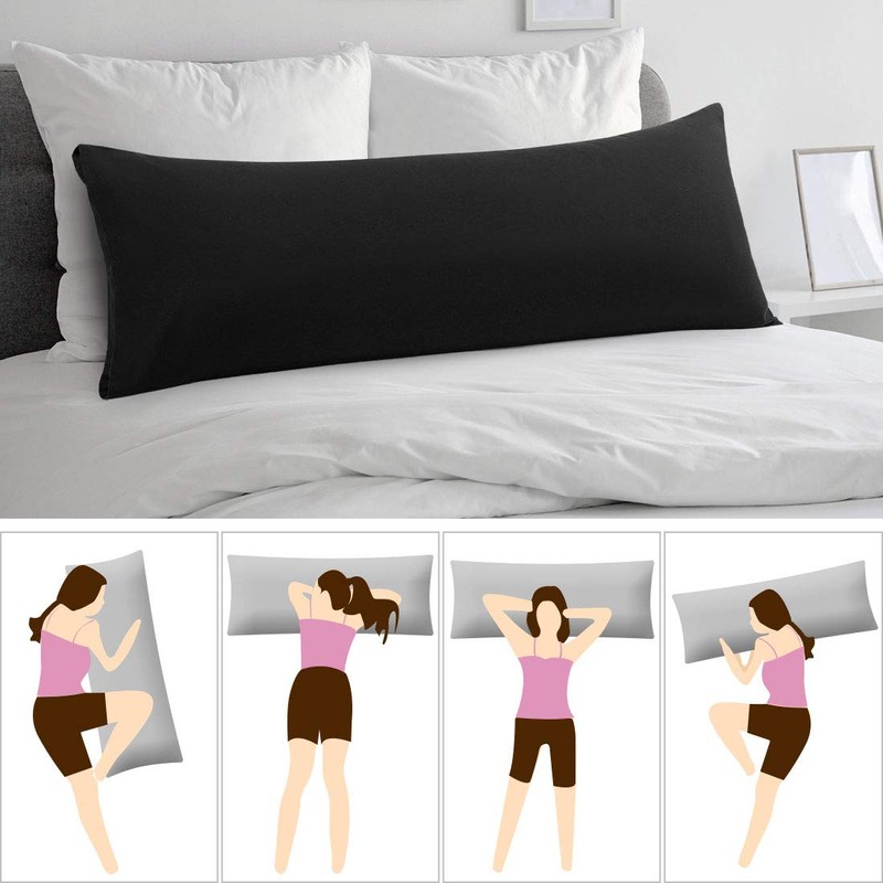 PiccoCasa Body Pillow Cover with Envelope Closure, Pillow Case for