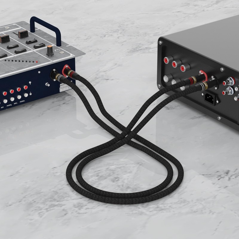 Monosaudio A202X HiFi XLR Cable (5N OFC Silver-Plated Copper, 5X0.5