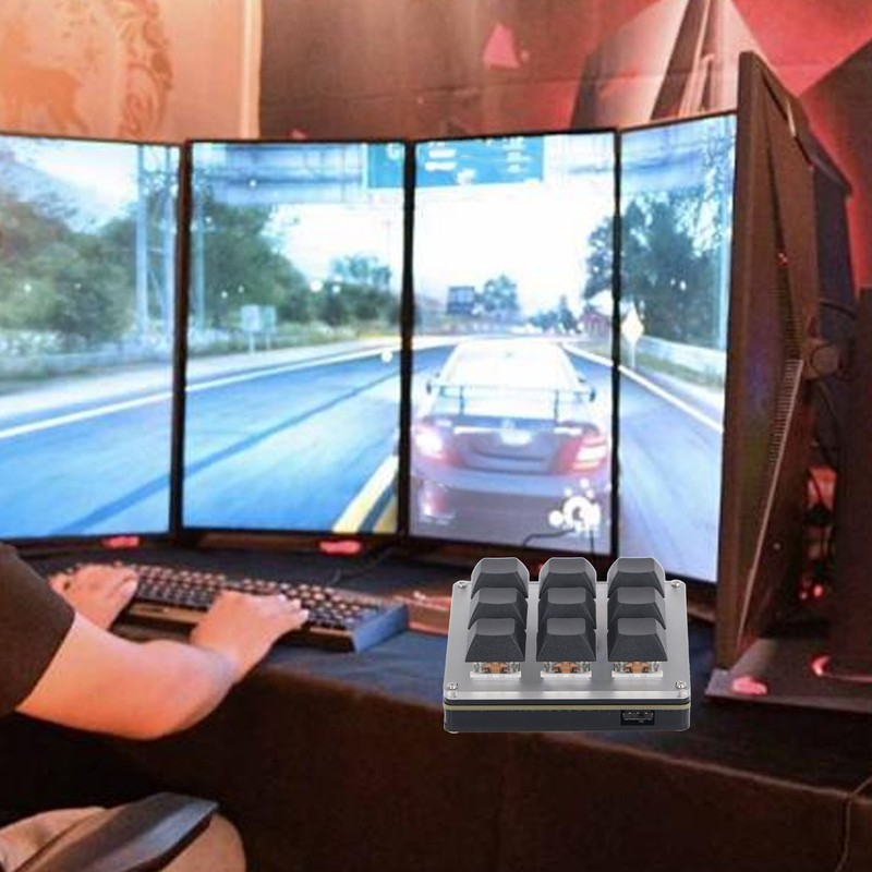 Mechanical Gaming Keyboard 2.4G USB Type C Bluetooth 9 Keys