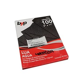 Pack 25 Lijas De Agua 9''X11'' Grano 100 BYP