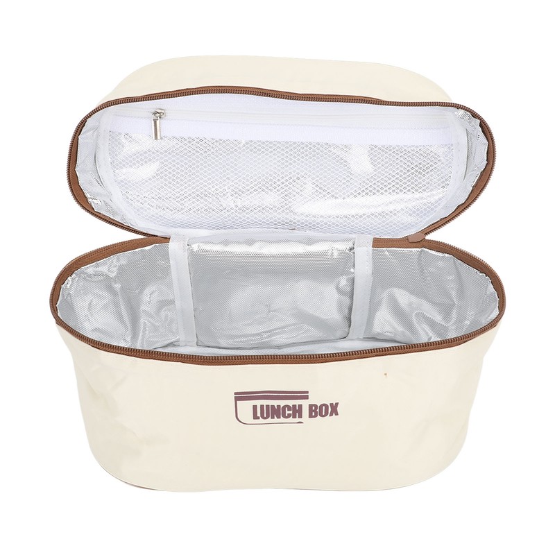 Insulated Lunch Container 304 Stainless Steel Leakproof Portable Round Thermal