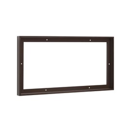 Pixy Canvas Custom Sized Floater Frame for 3/4 (0.75) inch Deep Canvas Paintings/Canvas Prints/Wood Canvas Panels/Wall Art/Wall Decor/Home Decor/Artwork (Dark Walnut, Custom Size, Landscape)