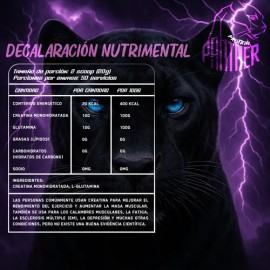 Creatina  Glutamina Panther Protein 1kg Varios Sabores                                                                                                
