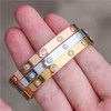 cutepul Love Bracelets Stainless Steel friendship Bracelet Cubic Zircon Filled