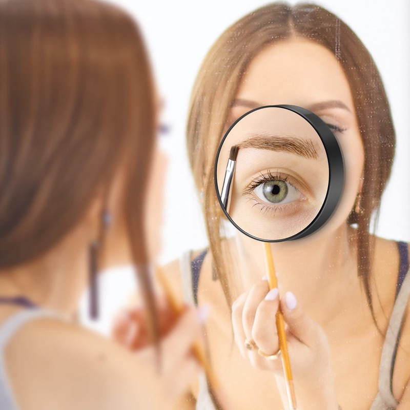 MIYADIVA 30X Magnifying Mirror, Small Travel Mirror with Suction Cup
