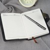 WEMATE Journal 2024 A6 Keyed Notebook Horizontal Ruled PU Leather