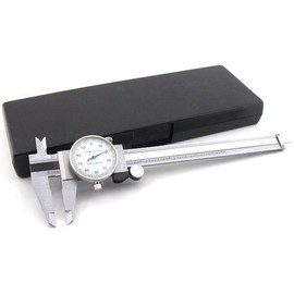 6" Vernier Dial Caliper Jewelers Gem Measuring Gauge