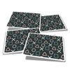 Vinyl Rectangle Stickers (Set of 4) 10cm - Gamer Buttons
