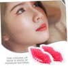 Baluue 12pcs Comfortable Lip Mask Ice Patch Cold Compress Lip