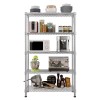 Unbranded NEW 5-Layer Shelf Storage Organizer Chrome Plated Iron 180*90*35cm
