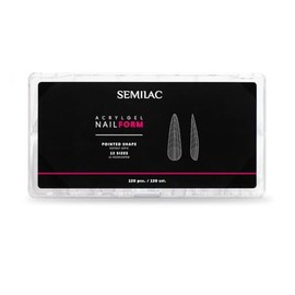 Semilac Acrylic Gel Nail Form Pointed 120 Pieces