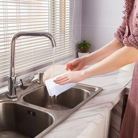 Patelai Sublimation Dishtowel Absorbent Multi Purpose Kitchen Dish Towels Blank DIY Dishcloth Bathroom Towel for Kitchen Home,16 x 24 Inch(3 Count)