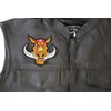 Ivamis Wild Hog Biker Patch with big Tusks - 4.5x4