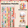 emzrivo Christmas Pencils Xmas Wood Pencils with Eraser Christmas Holiday