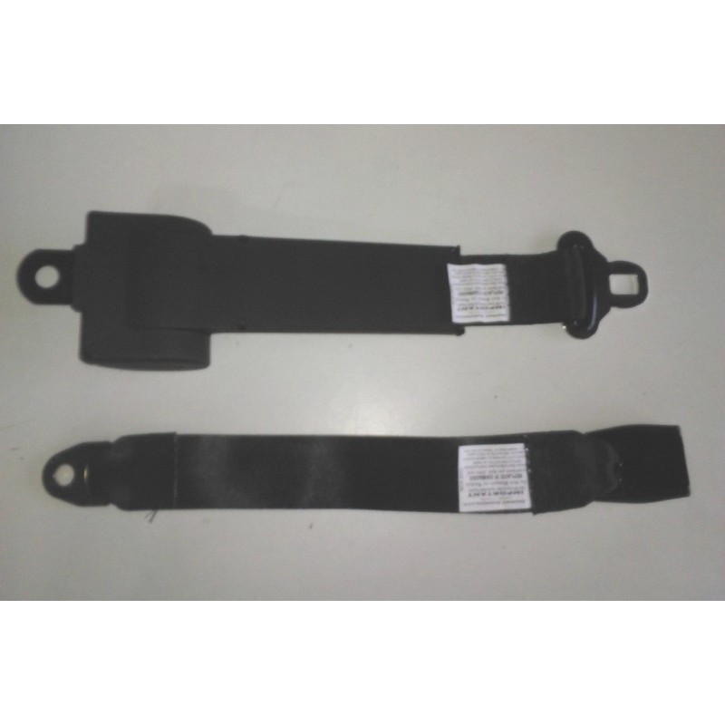 Seatbelt Solutions LLC NEW BLACK 2-POINT LAP SAFETY SEATBELT SET