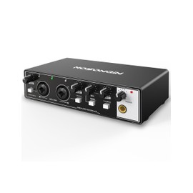 HOSONGIN USB Audio Interface for PC and Mac Recording Music, Audio Interface for Home Recording, Guitar, Mainstream Media Applications