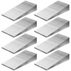 YOUNTHYE 8PCS Metal Wedge Shims Triangle Flange Wedge Steel Wedges