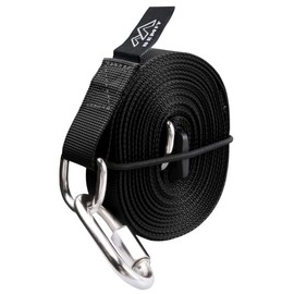 Bemit Brook Tension Belt, Tarp Extension Belt, Setting Tape, Tarp Belt, One-touch Length Adjustment, Load Capacity 440.1 lbs (200 kg), High Strength, Nylon, 16.4 ft (5 m), Width 1.0 inches (2.5 cm)
