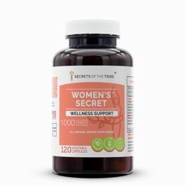 Secrets of the Tribe - Women's Secret, Wellness Support, Herbal Supplement Blend (120 Capsules)