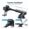 Soporte Celular Auto Con Ventosa Y Clip Para Ventila