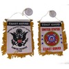 AES USCG Coast Guard Double Sided Mini Flag 4"x6" Window